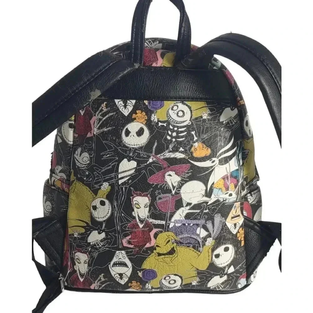 Disney Loungefly Mini Backpack Nightmare Before Christmas Vintage Tim Burtons - Picture 2 of 14